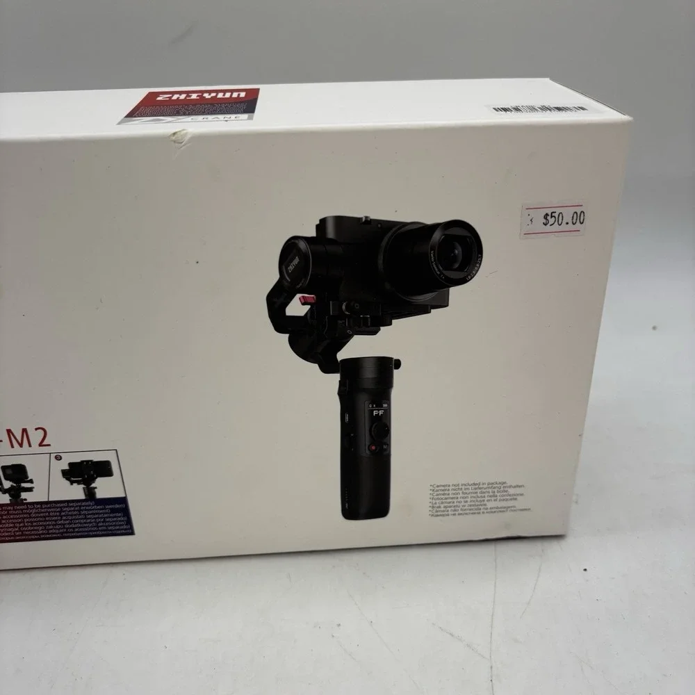 Zhiyun Crane-M2 Gimbal Stabilizer for Camera Smartphone, 360° Rotation, OLED